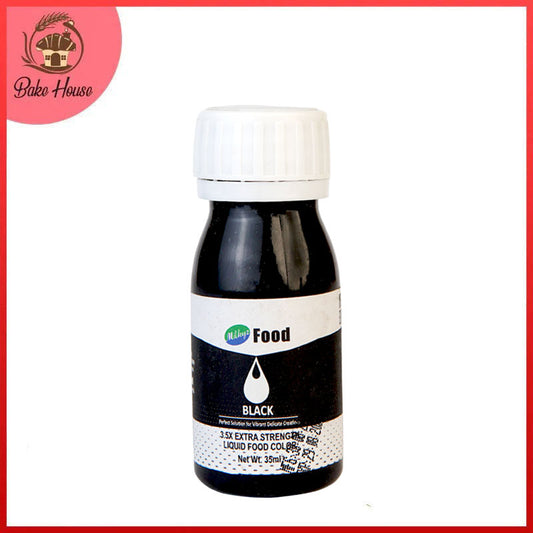 Milkyz Food Liquid Food Color Black 35ML Bottle