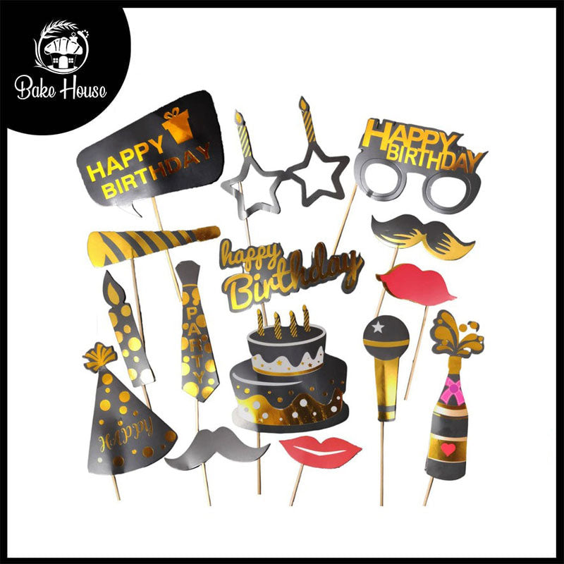 Birthday Photo Props 15Pcs