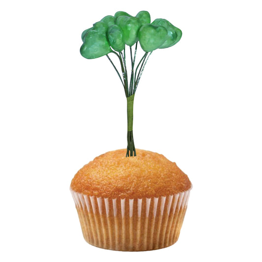 Bunch Of Green Heart Topper Green