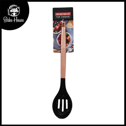 SHENGAYA Silicone Slotted Spoon With Copper Handle