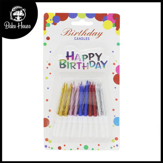 Multicolor Happy Birthday Candle 20Pcs Set