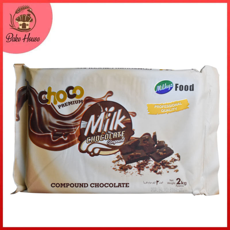 Milkyz Food Premium Milk Chocolate Compound 2KG Pack