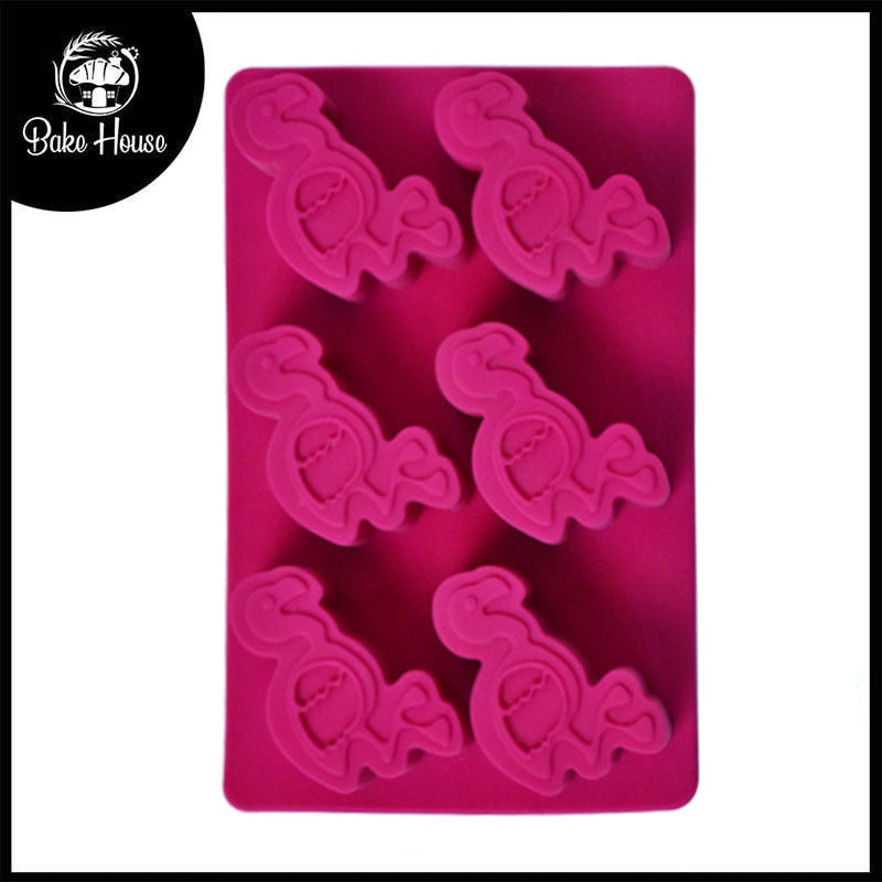 Flamingo shape silicone mold 6 cavity