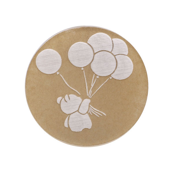 6 Ballons Design Fondant Stamp Plastic