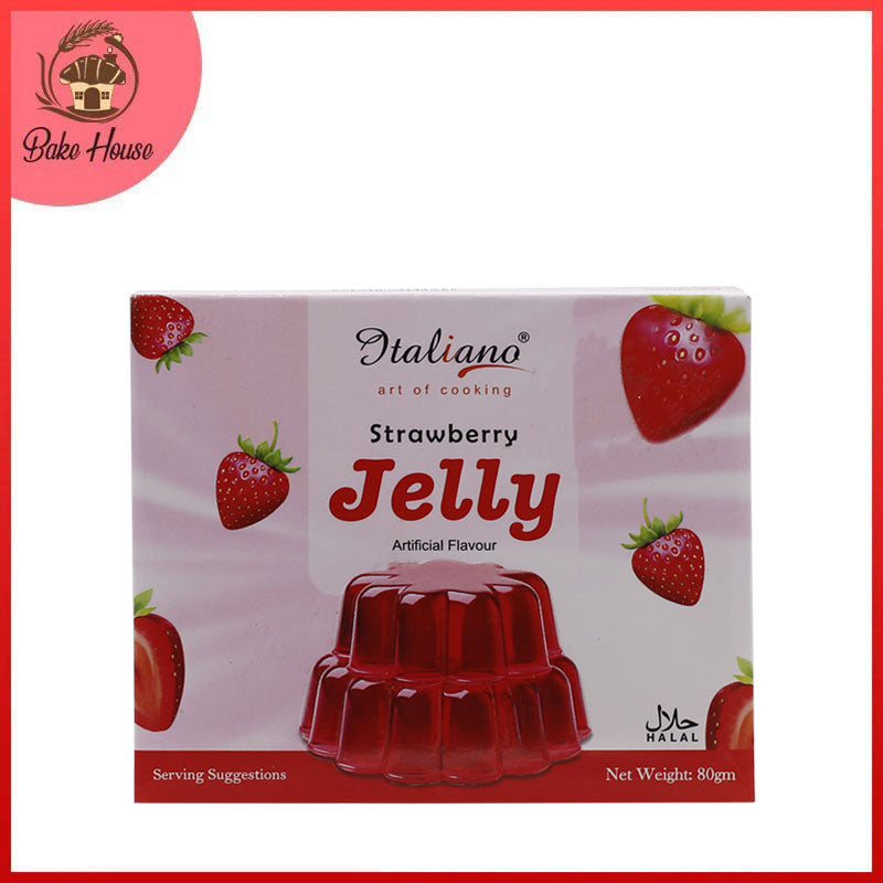 Italiano Strawberry Jelly 80g