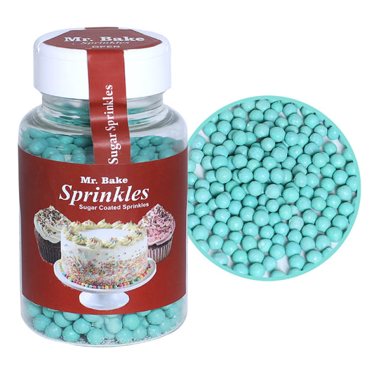 MR Bake Turquoise Pearls Sprinkles – 90g Jar