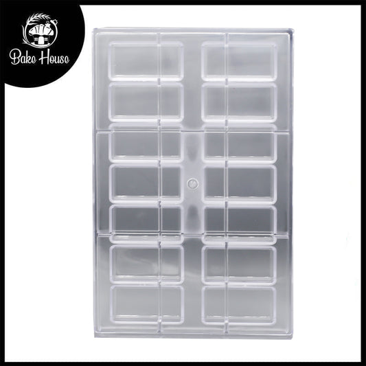 Acrylic Chocolate Block Mold 14 Cavity