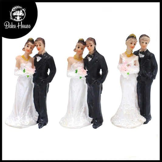 Bride And Groom Cake Topper 4Pcs Set