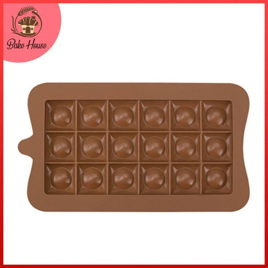 Silicone Chocolate Bar Mold Circle Design