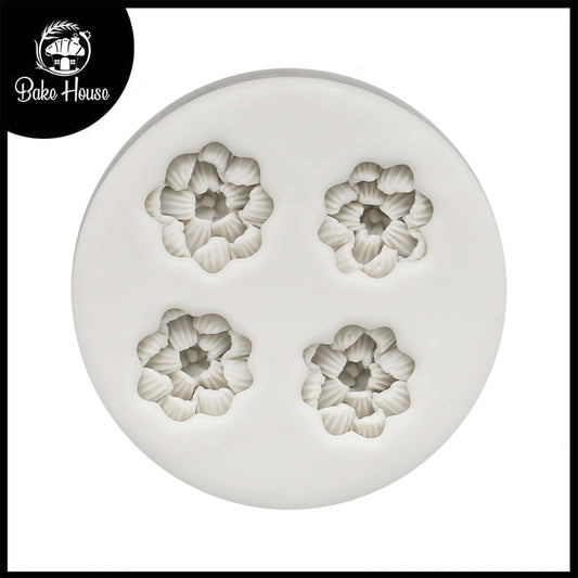 Cherry Blossom Silicone Fondant Mold 4 Cavity