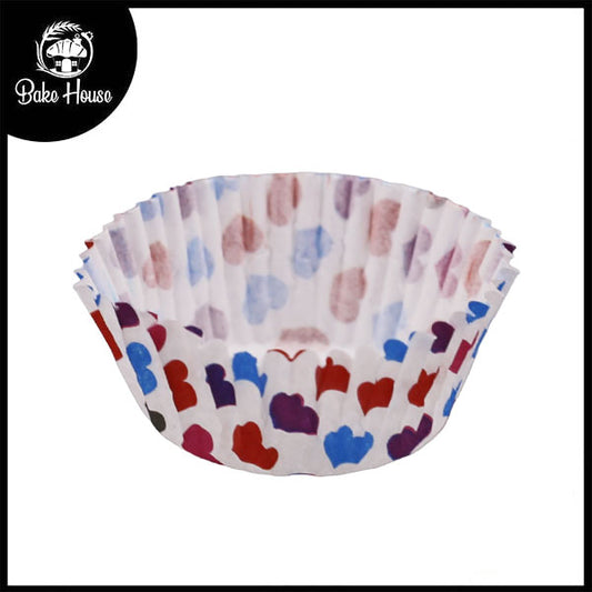 Colorful Heart Design Cupcake Liner 1000Pcs Set