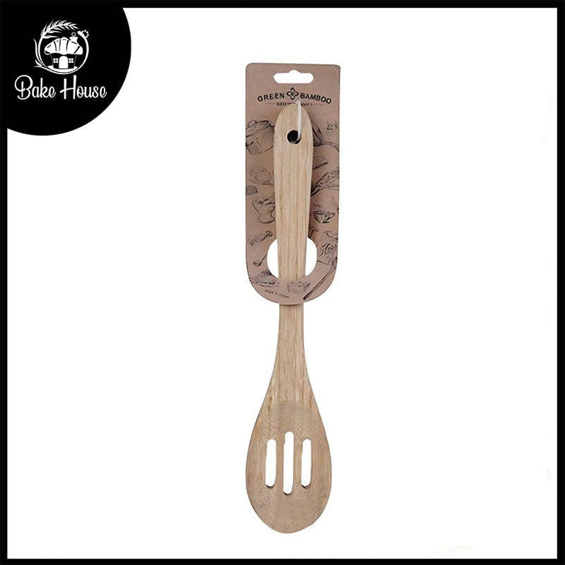 Wooden Slotted Cooking Spoon