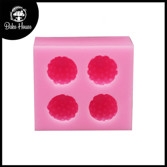 Strawberry Silicone Fondant Mold 4 Cavity