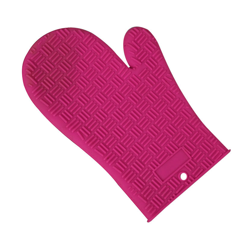 Silicone Oven Mitt Single 28cm Lines Design