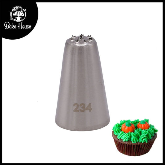 Grass Icing Nozzle Stainless Steel Large