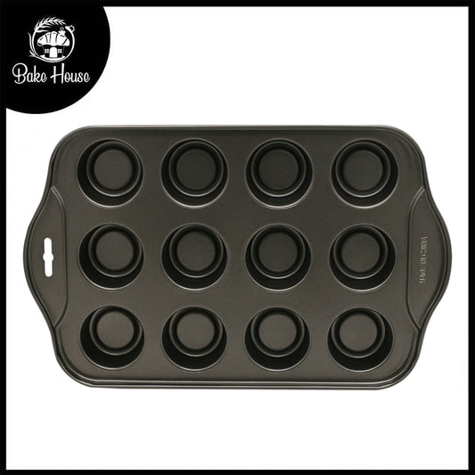 Round Shape Mini Cheese Cake Pan 12 Cavity Non Stick