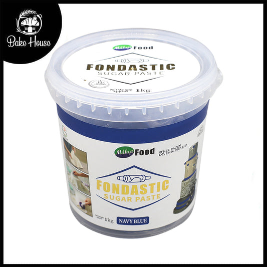Milkyz Food Fondastic Navy Blue Fondant Sugar Paste 1Kg