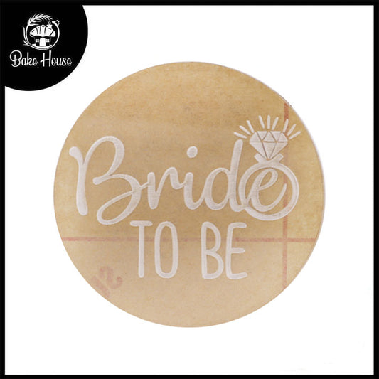 Bride To Be Ring Design Fondant Stamp Plastic