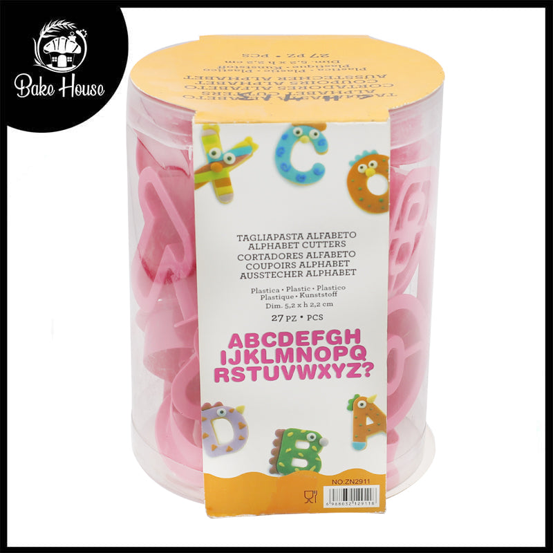 Big Uppercase Alphabet Cutters 27pcs Set