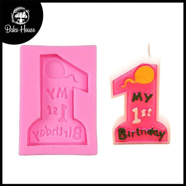 My 1st Birthday Silicone Fondant Mold