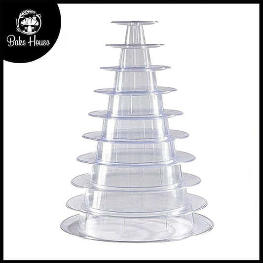 9-Tier Macaron Display Stand Palstic