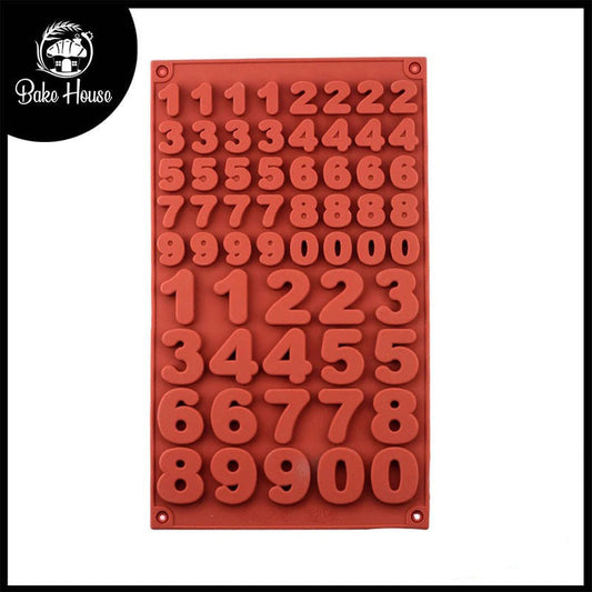 0 To 9 Big & Small Number Silicone Mold 60 Cavity