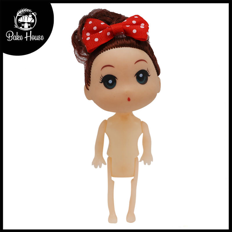 Doll Cake Topper Plastic Small