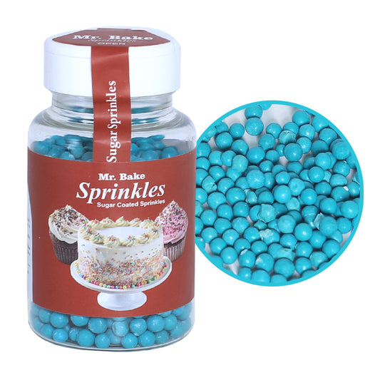 MR Bake Sea Blue Pearls Sprinkles – 90g Jar