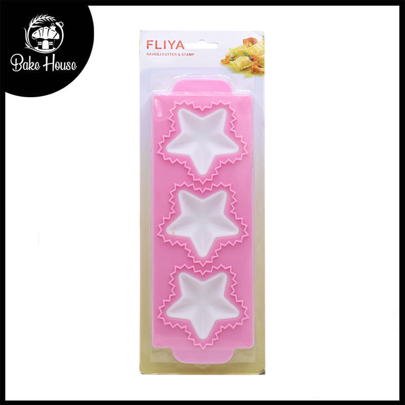 Fliya Star Cutter And Stamp 3 Cavity