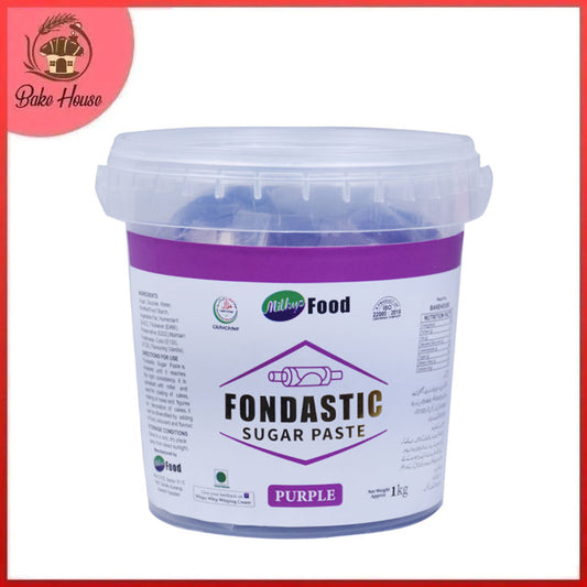 Milkyz Food Fondastic Purple Fondant Sugar Paste 1Kg