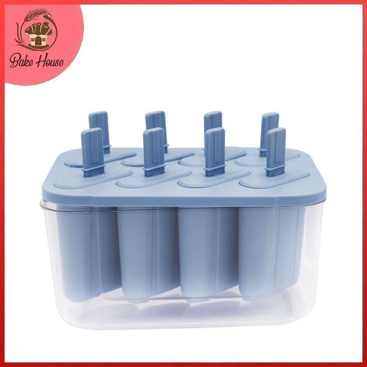 8 Sticks Popsicle Plastic Mold With Cover