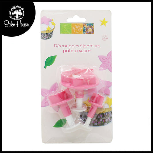 Flower, Leaf And Star Plunger 3Pcs Set