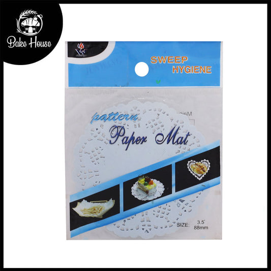 Round Shape Doilies Paper 24Pcs Pack 8.5CM