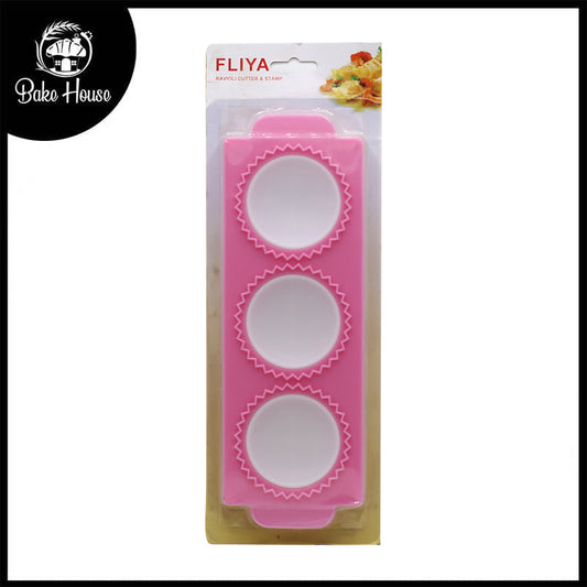 Fliya Round Cutter And Stamp 3 Cavity