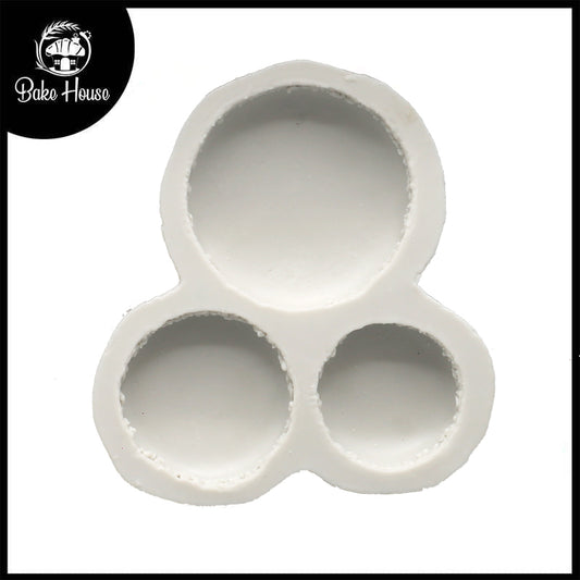 Macaron Silicone Fondant Mold 3 Cavity
