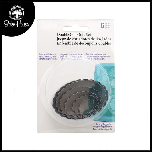 Curved Oval Shape Cookie Cutter 6Pcs Set