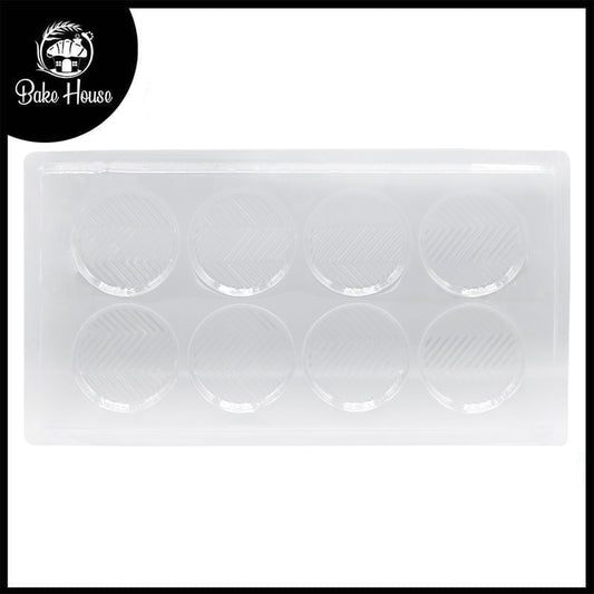 Round Acrylic And Chocolate Mold 8 Cavity