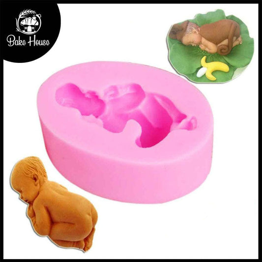 Sleeping Baby Silicone Fondant & Chocolate Mold