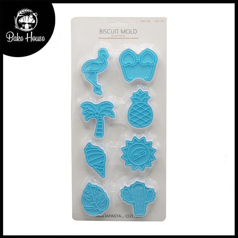 Mix Theme Cookie Cutters 8Pcs Set