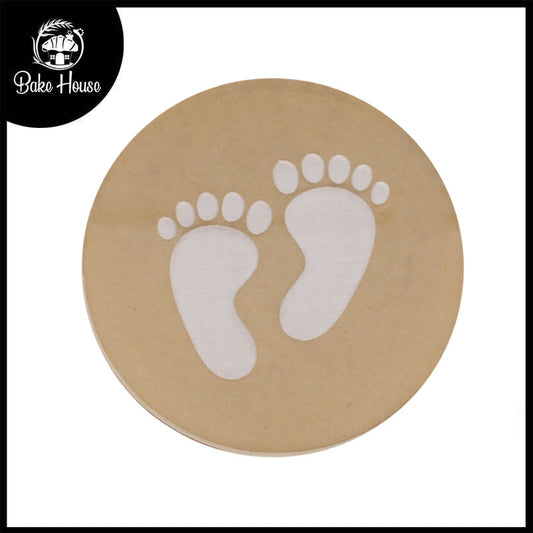 Footprint Fondant Stamp Plastic