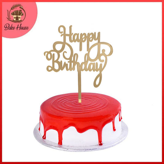 Happy Birthday Cake Topper (Design 48)