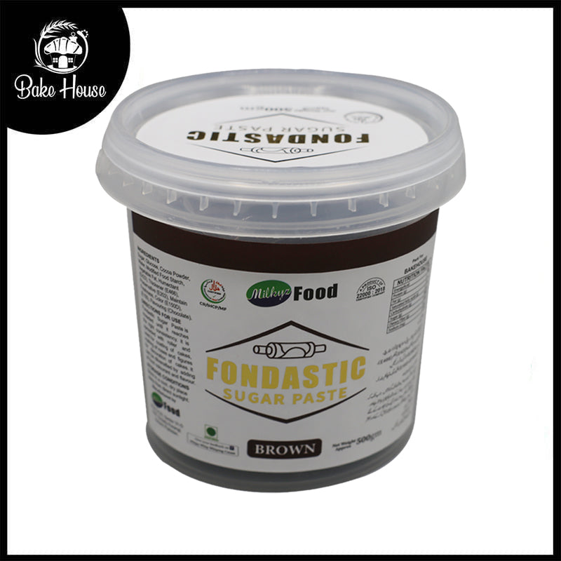 Milkyz Food Fondastic Brown Fondant Sugar Paste 500gm