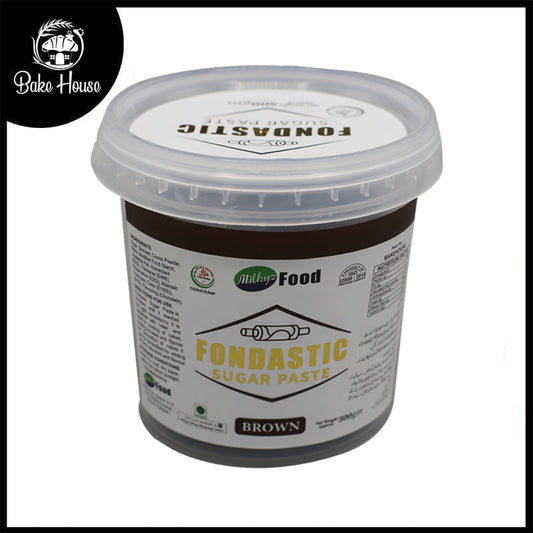 Milkyz Food Fondastic Brown Fondant Sugar Paste 500gm