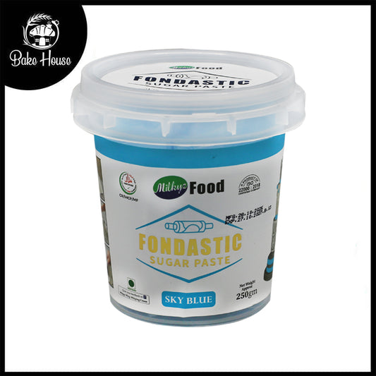 Milkyz Food Fondastic Sky Blue Fondant Sugar Paste 250gm