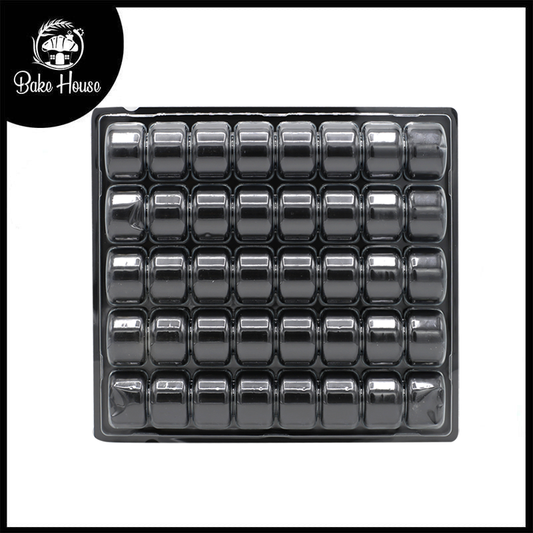 Plastic Macaron Chocolate Container 40 Cavity 2Pcs Set