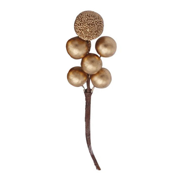 Golden Berries Stick Cake Topper 4pcs