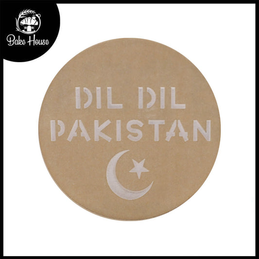 Dil Dil Pakistan Fondant Stamp Plastic 14 August Special