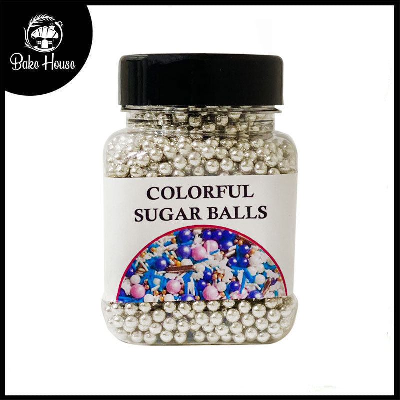 Medium Silver Edible Pearls 250g