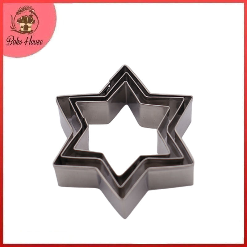 Stainless Steel Star Cookie Cutter 3Pcs Set