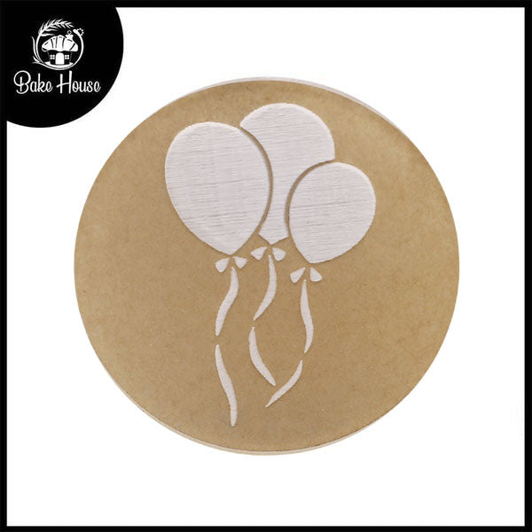 Balloons Design Fondant Stamp Plastic